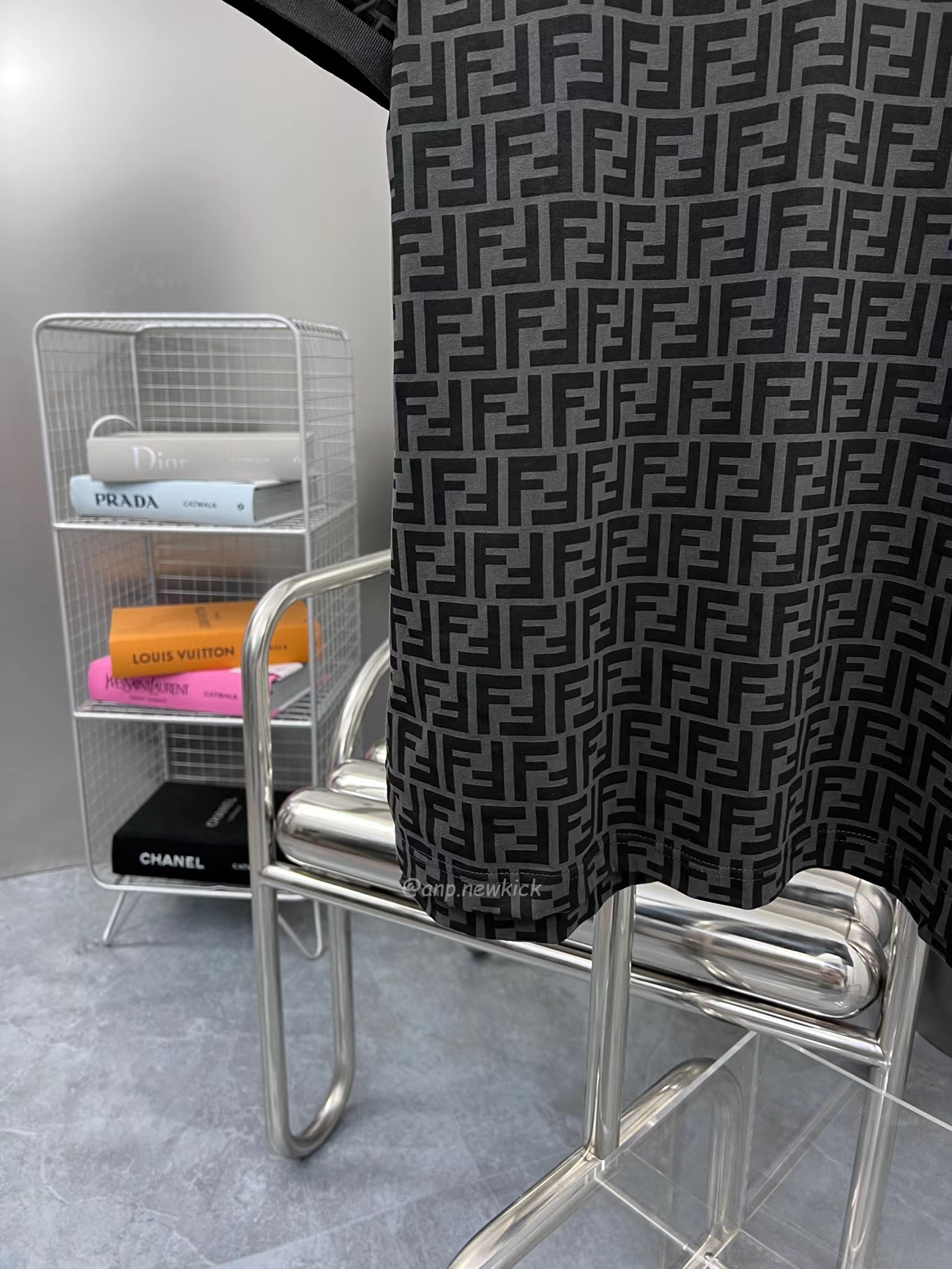 Fendi Ff Black Polo T Shirt (6) - www.newkick.vip